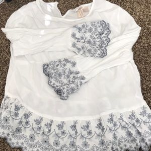 Hm embroidered top